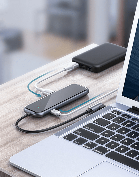 Baseus Multi-functional HUB Type-C to 4xUSB PD Fast Charging