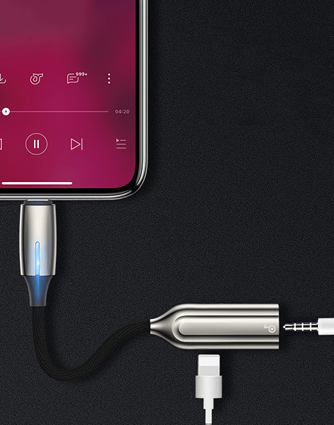 Baseus 2-in-1 L56 iPhone Lighting Male to Dual iPhone Female Adapter - Baseus 2-in-1 L56 iPhone Lighting Male to Dual iPhone Female Adapter - Default Title Ennap.com