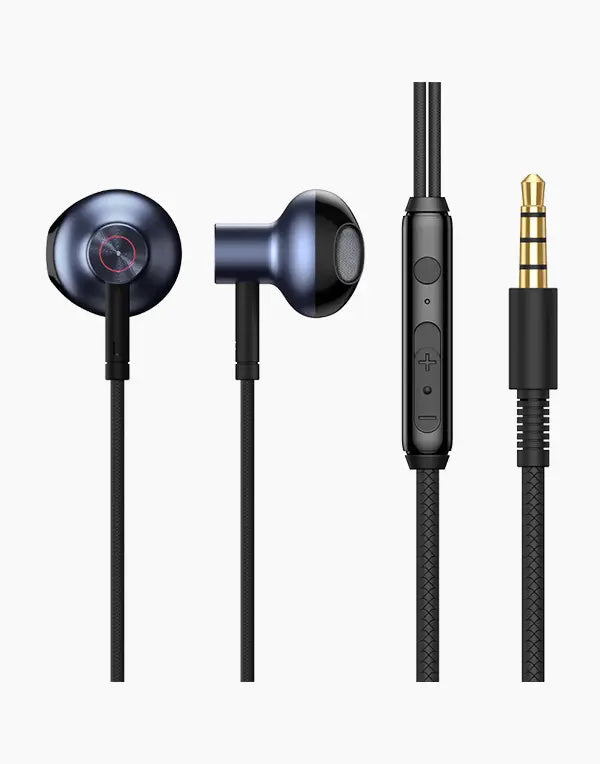 Baseus Encok 3.5mm Wired earphone H19-Color: Black---Ennap.com