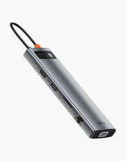 Baseus Metal Gleam Series 11-in-1 Multifunctional Type-C HUB----Ennap.com