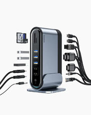 Baseus Working Station Three 17 in 1 Screen Multifunctional HUB Adapter----Ennap.com