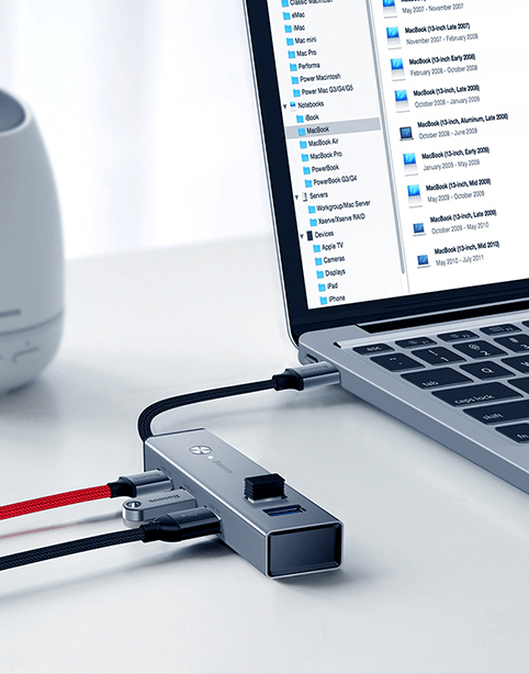 Baseus Cube HUB Adapter Type-C to USB3.0*3 + USB2.0*2----Ennap.com