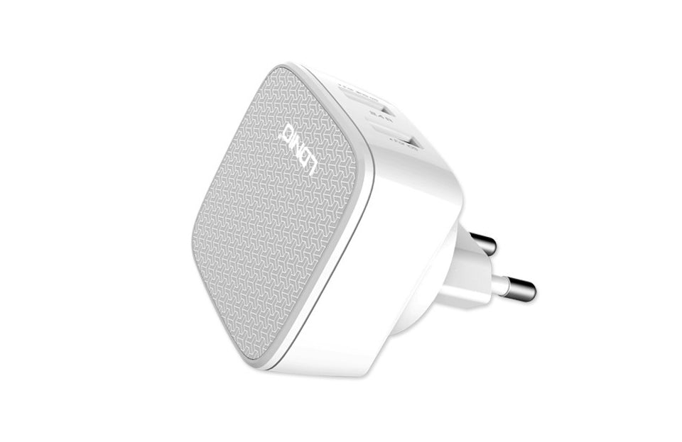 شاحن سفر Ldnio DL-AC66 بقوة 2.4A بتقنية Auto-ID مع كابل ماكرو