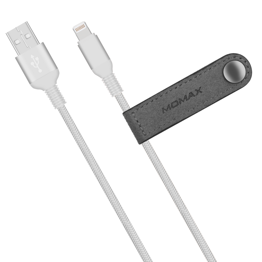 Momax Elite Link Triple-Braided Nylon 2.4A MFi Lightning Cable 1.2m - Momax Elite Link Triple-Braided Nylon 2.4A MFi Lightning Cable 1.2m - Black Ennap.com