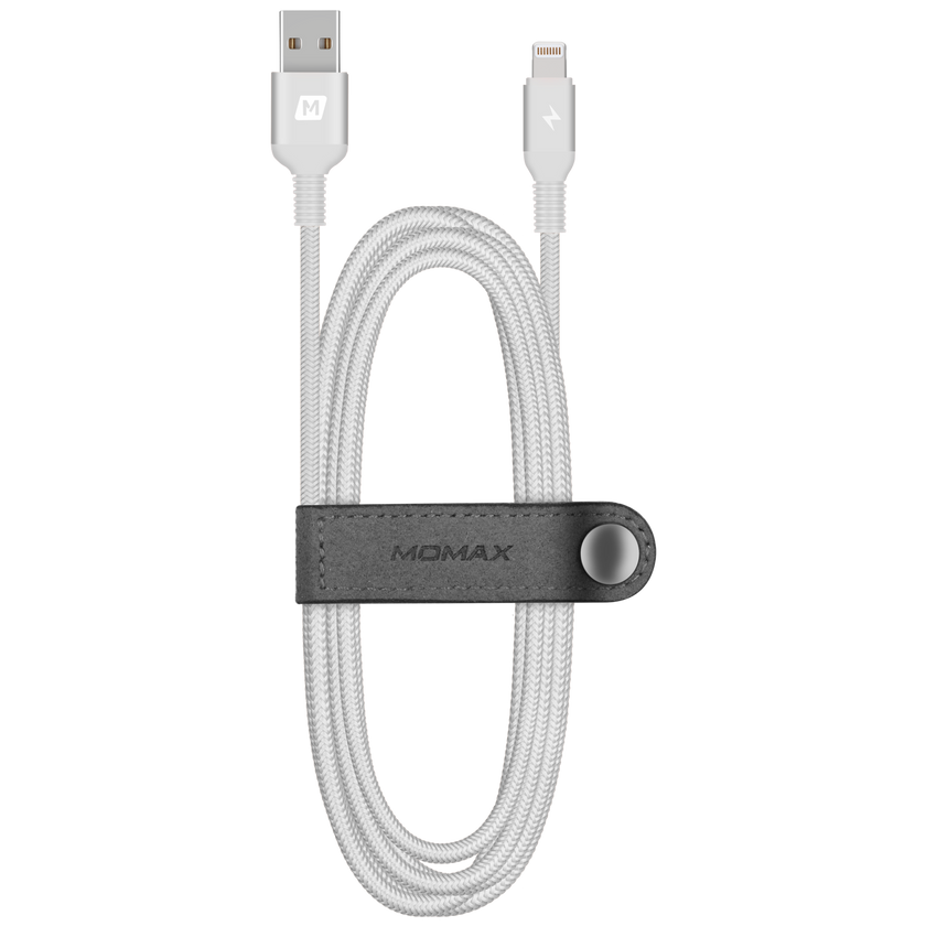 Momax Elite Link Triple-Braided Nylon 2.4A MFi Lightning Cable 1.2m - Momax Elite Link Triple-Braided Nylon 2.4A MFi Lightning Cable 1.2m - Black Ennap.com