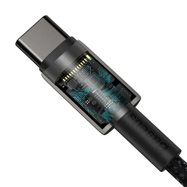 Baseus Tungsten Gold PD 100W Fast Charging Data Cable Type-C to Type-C-Length: 1M---Ennap.com