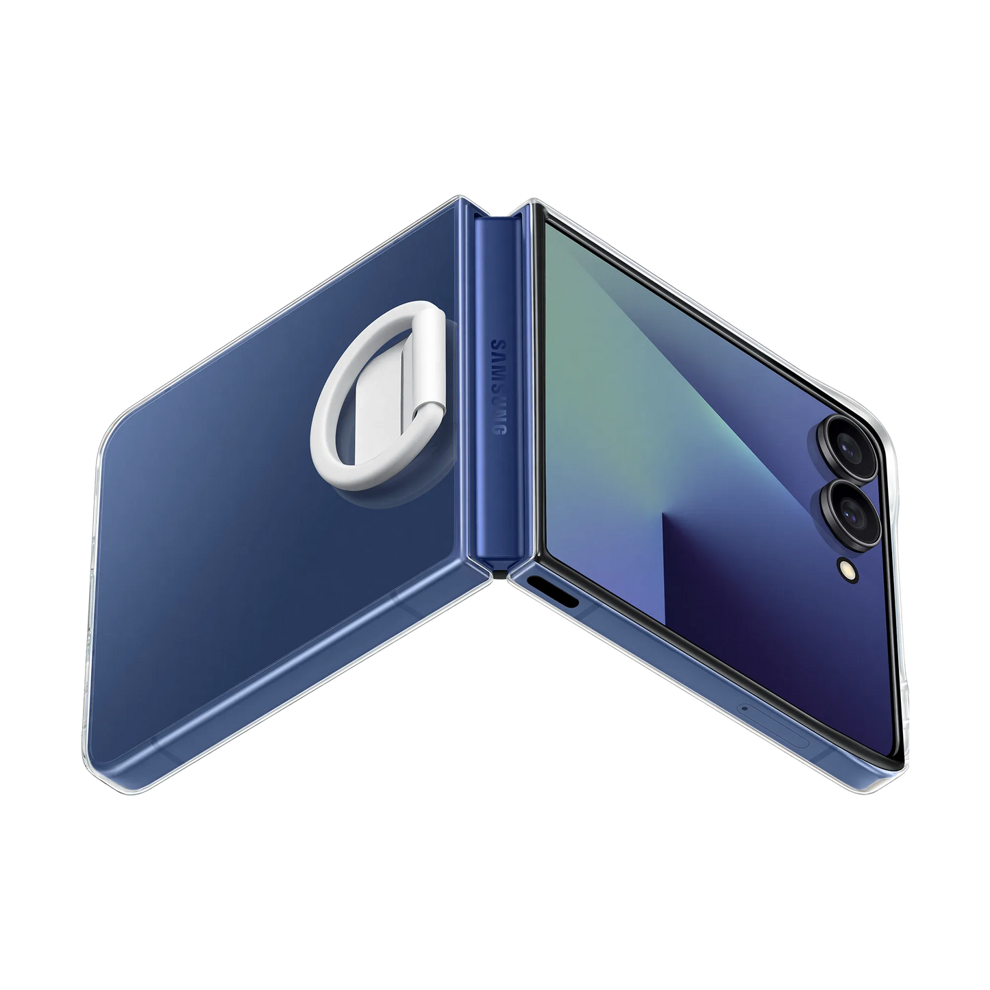 غطاء شفاف بحلقة لهاتف Galaxy Z Flip7