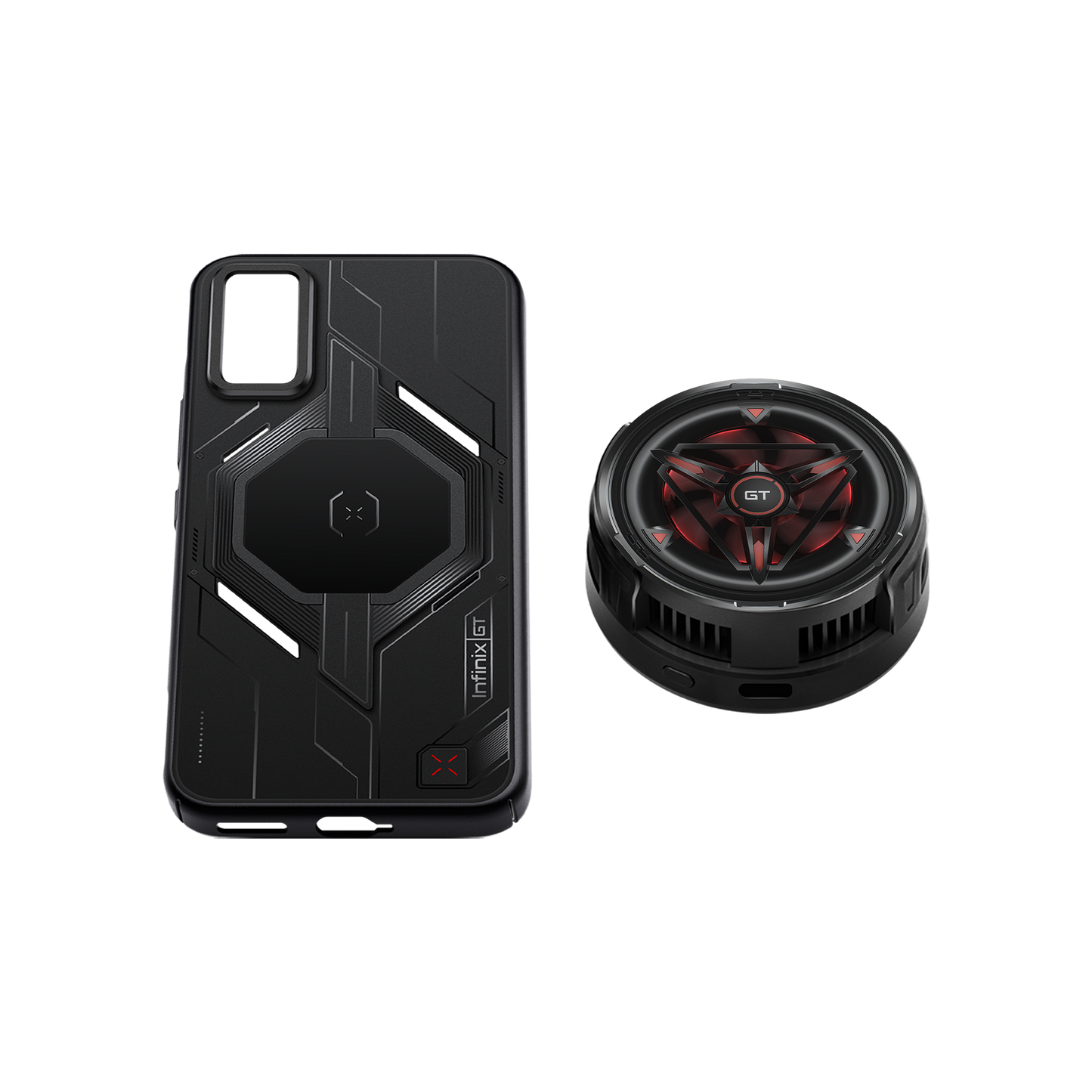 ملحقات ألعاب Infinix GT Pro – تحكم، تبريد، وإضاءة RGB