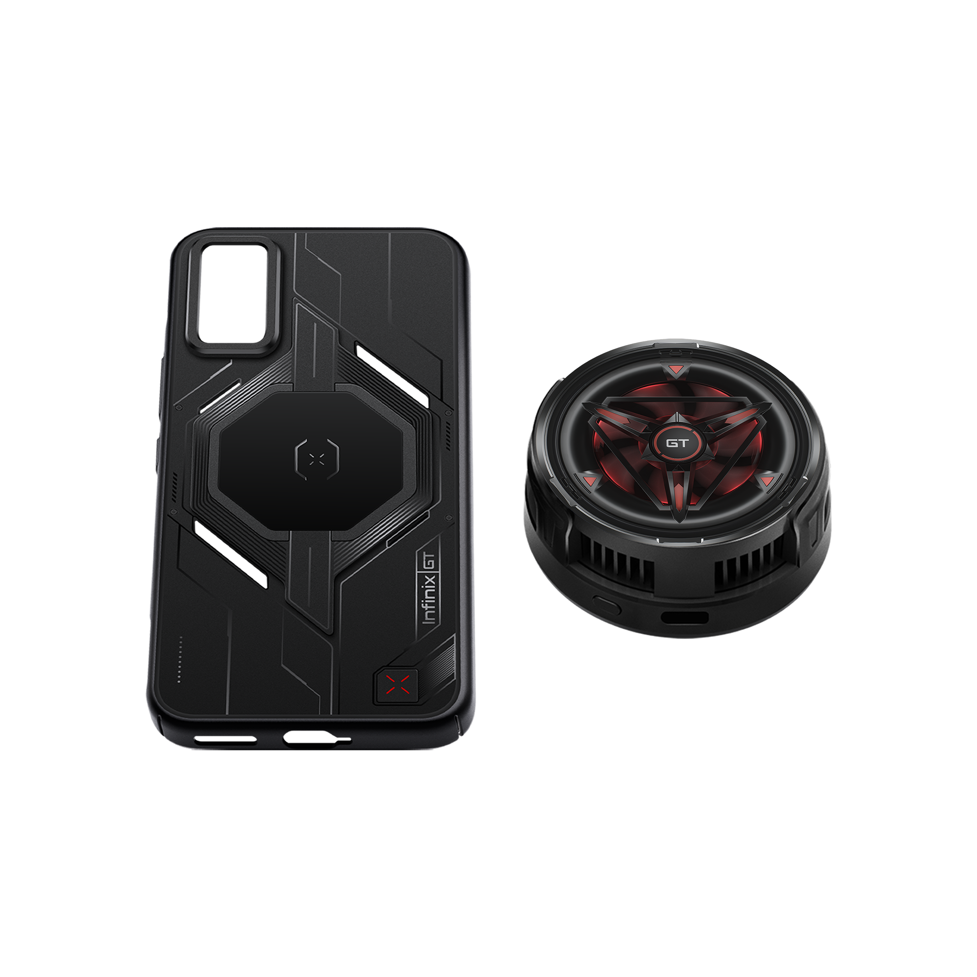 ملحقات ألعاب Infinix GT Pro – تحكم، تبريد، وإضاءة RGB