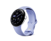 Google Pixel Watch 4-Size: 41mm-Color: Polished Silver Aluminum case / Iris Active Band-Connectivity: Bluetooth / Wi-Fi-Ennap.com