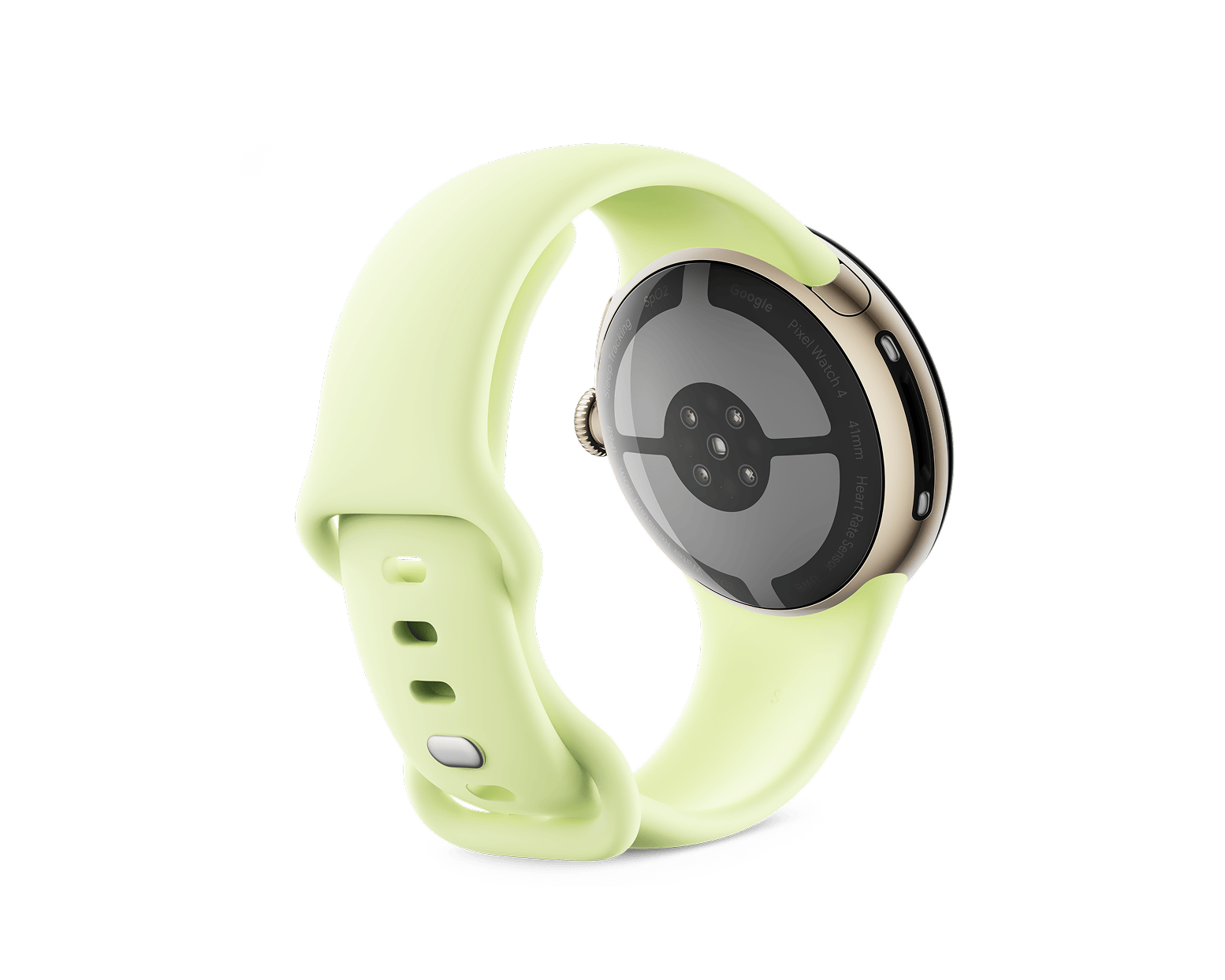 Google Pixel Watch 4-Size: 41mm-Color: Polished Silver Aluminum case / Iris Active Band-Connectivity: Bluetooth / Wi-Fi-Ennap.com