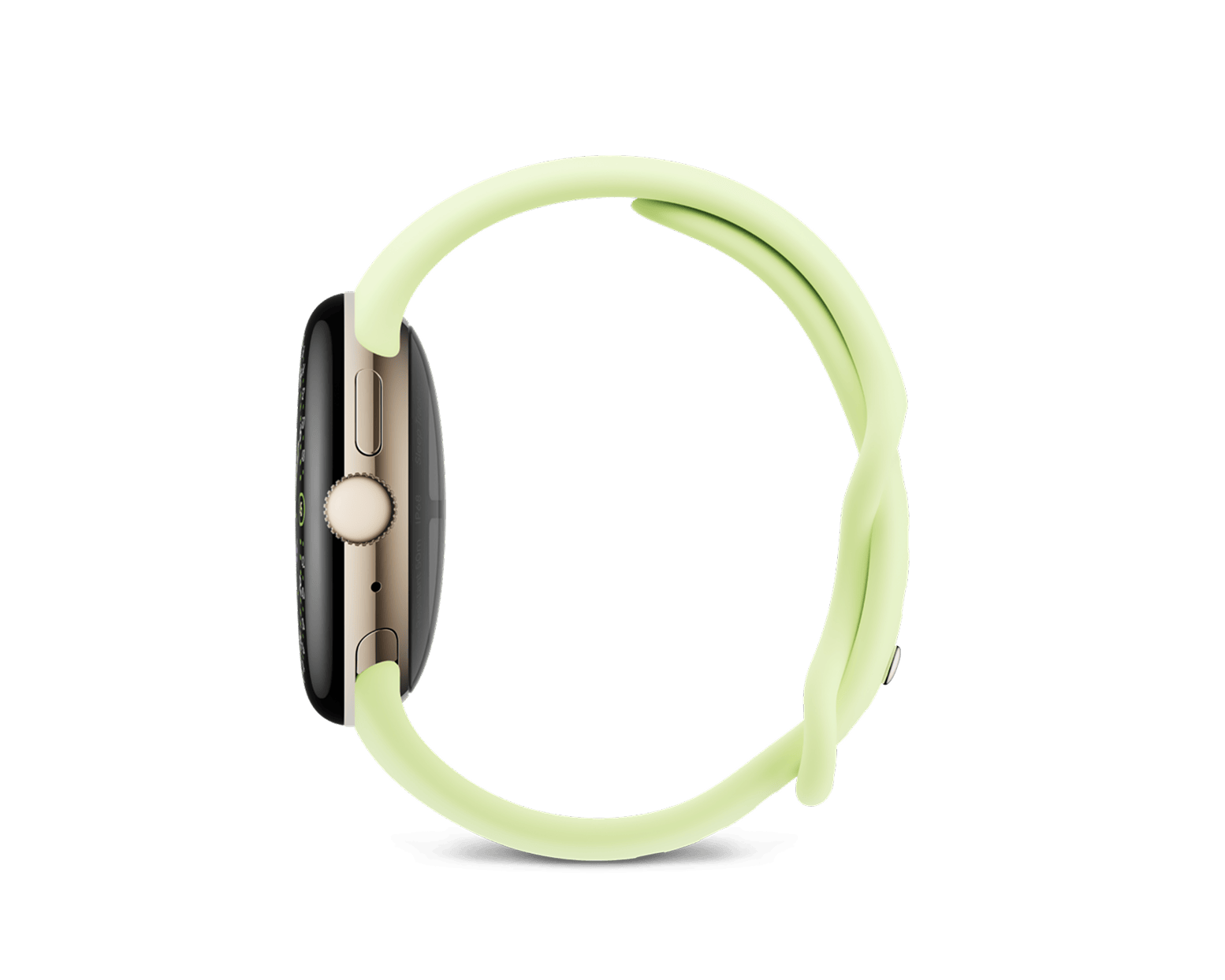 Google Pixel Watch 4-Size: 41mm-Color: Polished Silver Aluminum case / Iris Active Band-Connectivity: Bluetooth / Wi-Fi-Ennap.com