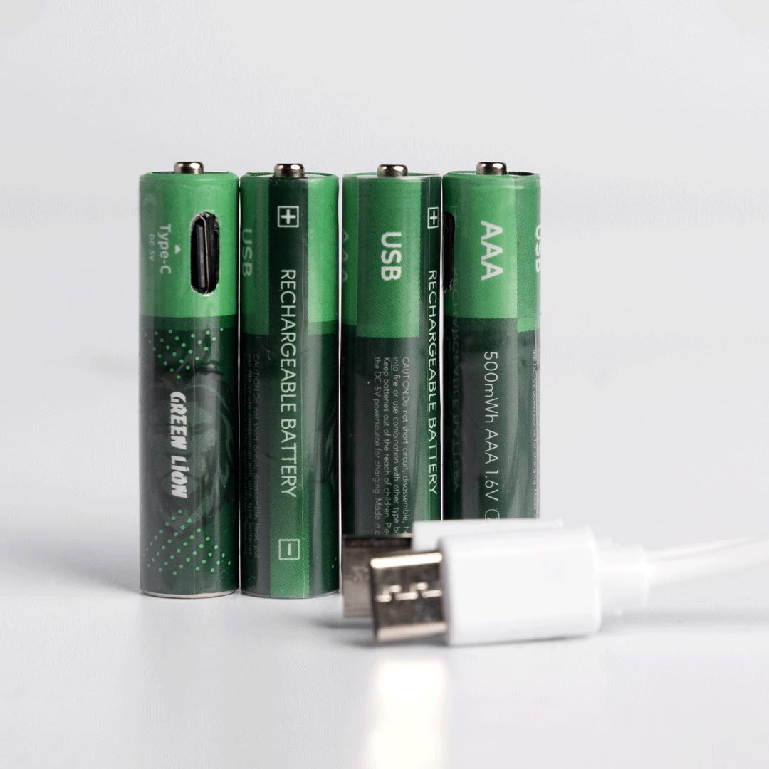 Green Lion Rechargeable Battery AAA 1.6V Alkaline Battery