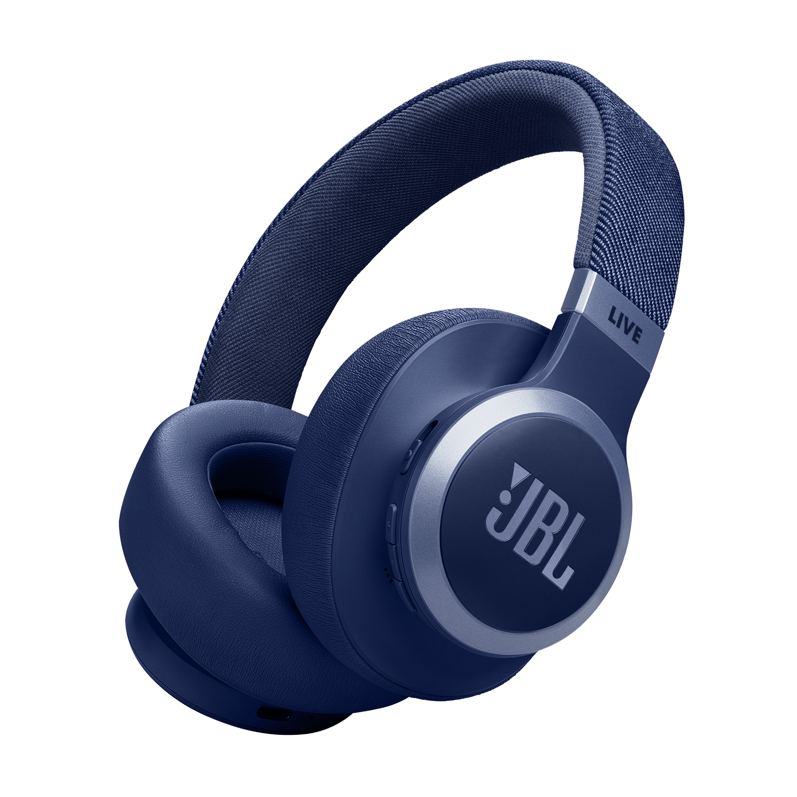 JBL Live 770NC Wireless Over-Ear Headphones with True Adaptive Noise Cancelling،Color: Blue،Ennap.com