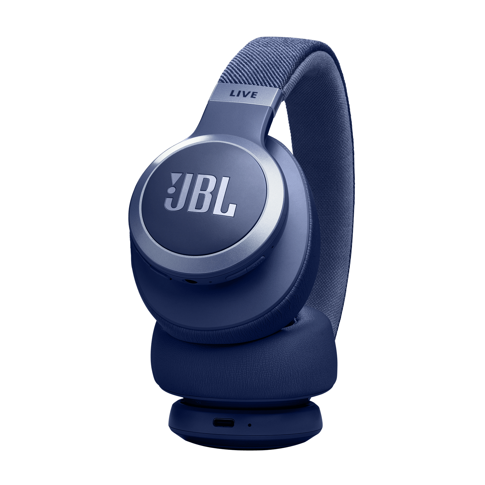 JBL Live 770NC Wireless Over-Ear Headphones with True Adaptive Noise Cancelling،Color: Blue،Ennap.com