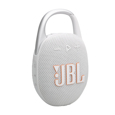 JBL Clip 5 Ultra-portable waterproof speaker - JBL Clip 5 Ultra-portable waterproof speaker - White Ennap.com
