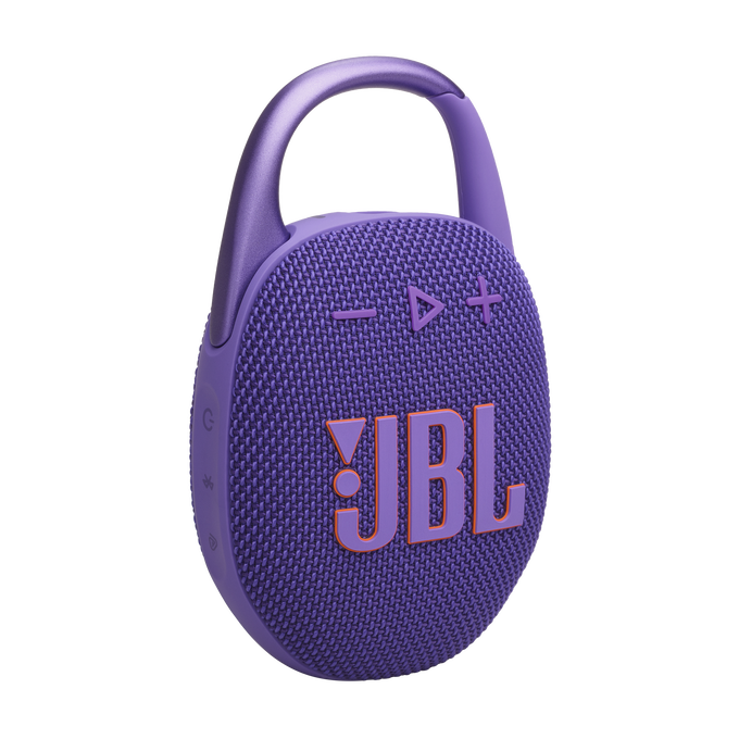 JBL Clip 5 Ultra-portable waterproof speaker - JBL Clip 5 Ultra-portable waterproof speaker - Purple Ennap.com