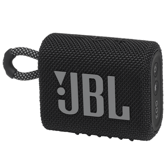 JBL GO 3 Portable Waterproof Speaker - JBL GO 3 Portable Waterproof Speaker - Black Ennap.com