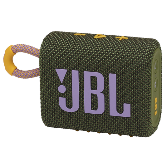 JBL GO 3 Portable Waterproof Speaker - JBL GO 3 Portable Waterproof Speaker - Green Ennap.com