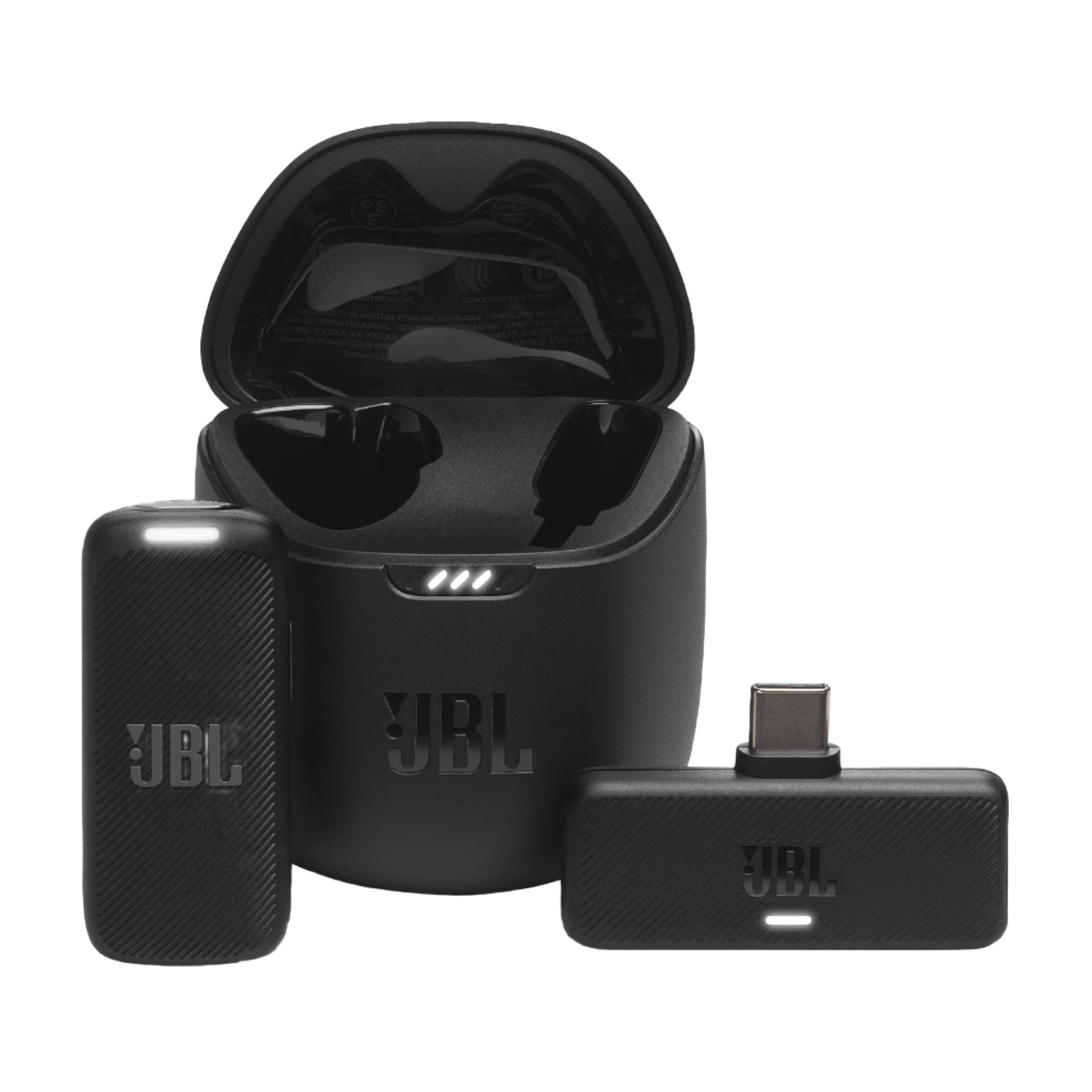 مايكروفون JBL Quantum Stream الاحترافي اللاسلكي القابل للارتداء بمنفذ USB-C للبث الصوتي
