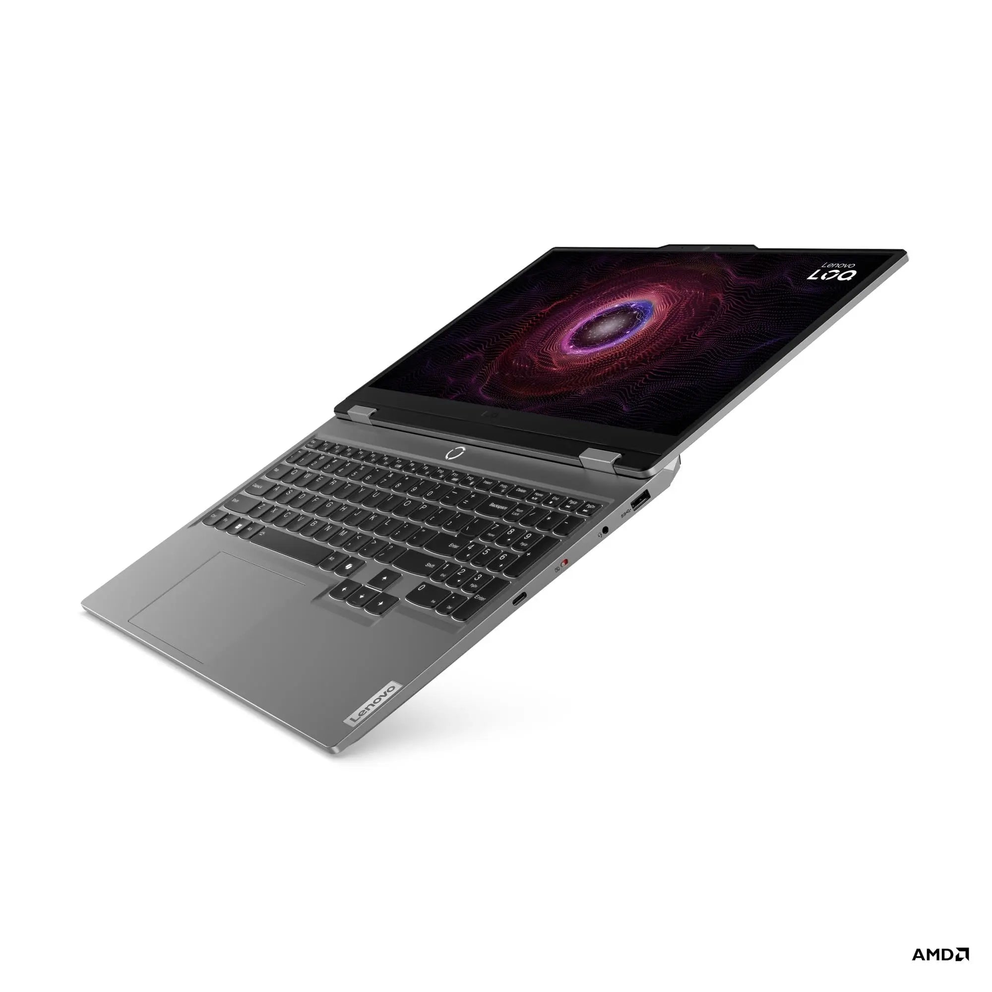 LENOVO LOQ 15ARP9 Gaming Laptop - AMD Ryzen 5 7235HS, 16GB DDR5, 512GB SSD, NVIDIA RTX 3050 6GB, 15.6-inch FHD 144Hz, Win11 - 2 Years Warranty
