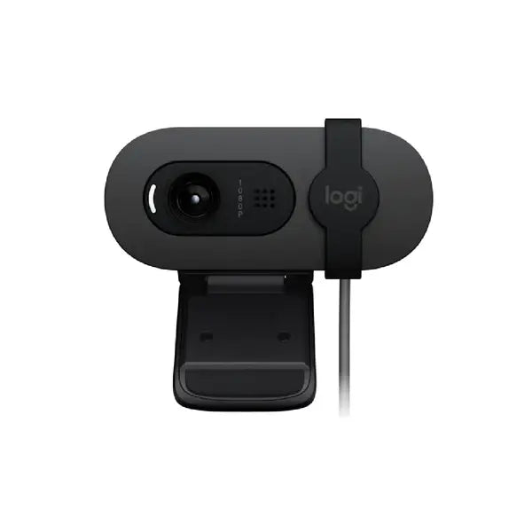 Logitech Brio 100 Full HD 1080p Webcam With Auto-Light Balance 