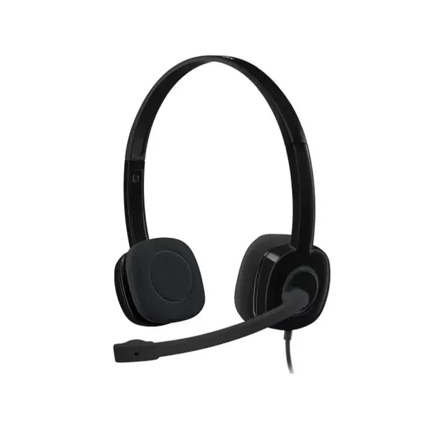 Logitech H151 Stereo Headset - Black 
