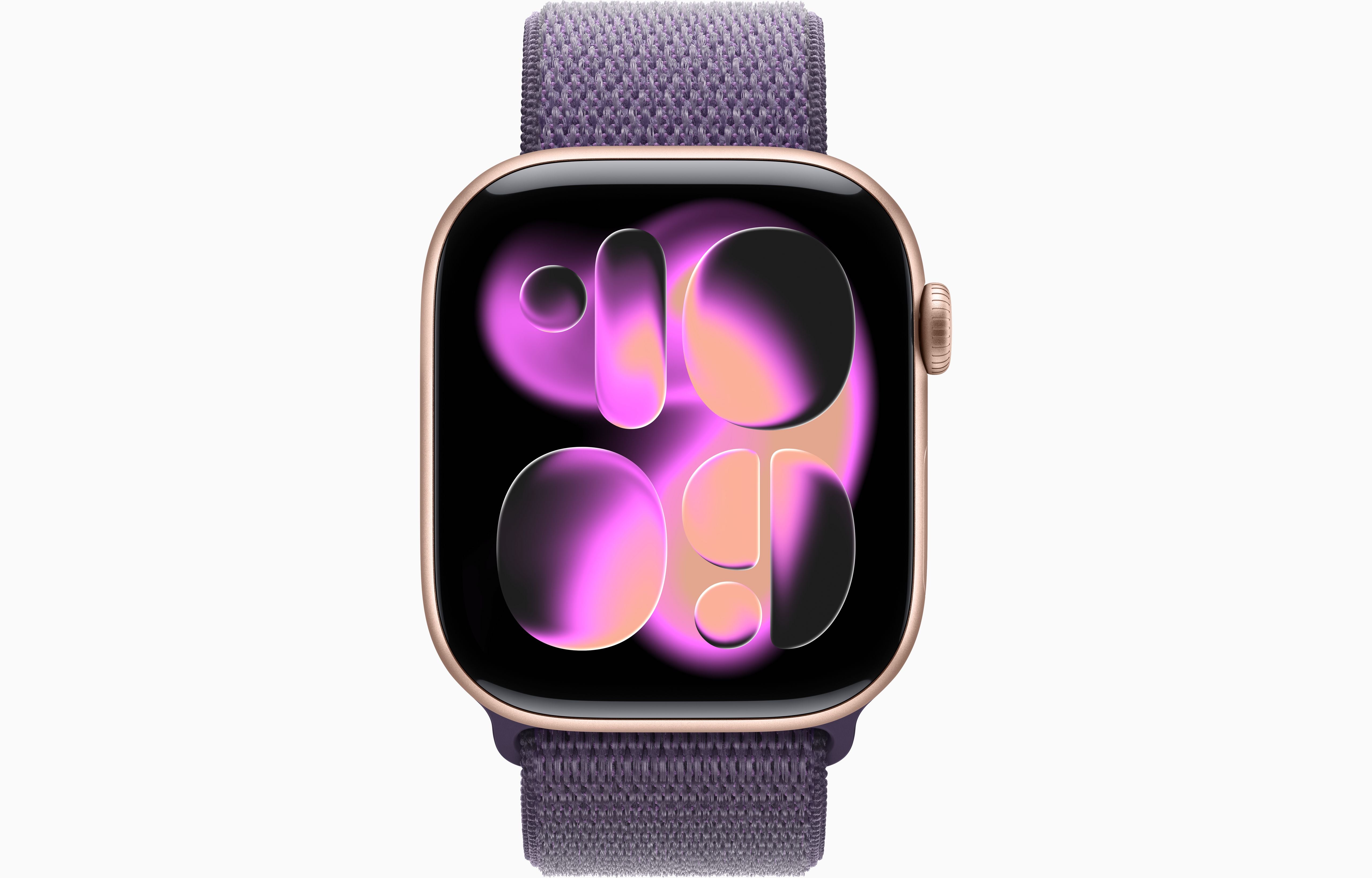 Apple Watch Series 10 Aluminum Case with Textile Sport Loop Band