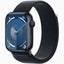 Apple Watch Series 9 Aluminum Case with Textile Sport Loop Band - Apple Watch Series 9 Aluminum Case with Textile Sport Loop Band - Midnight / 41mm / GPS Ennap.com