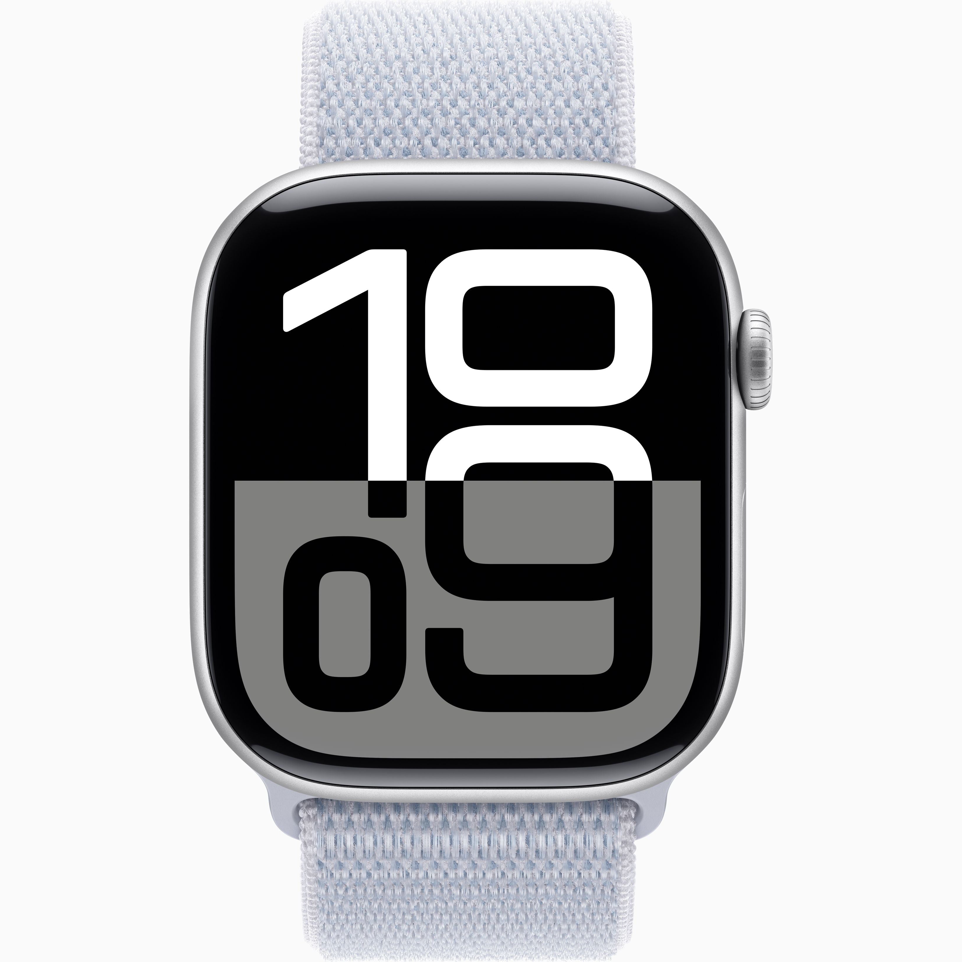 Apple Watch Series 10 Aluminum Case with Textile Sport Loop Band