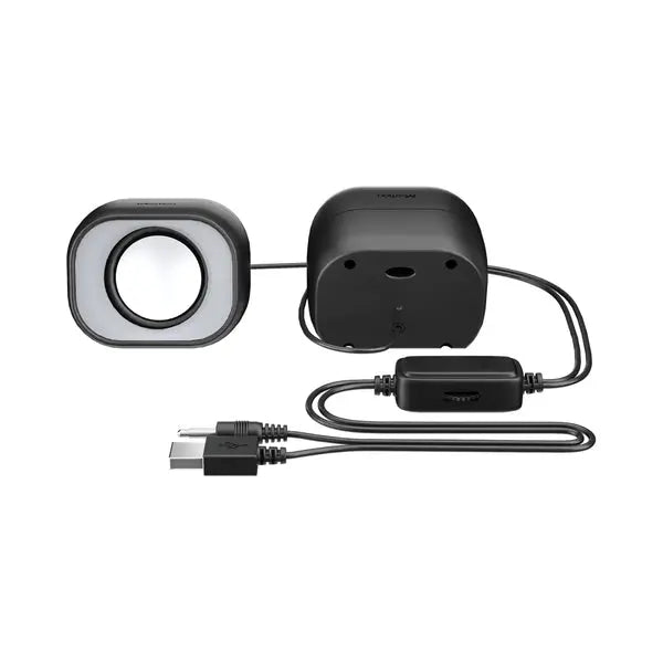 Meetion MT-SP2010 Wired Speaker 3.5mm + USB - Black 
