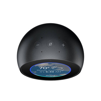Amazon Speaker Echo Spot With Screen 2.5" Screen Voice-Control-Enabled Bluetooth and Wi-Fi Built-In
