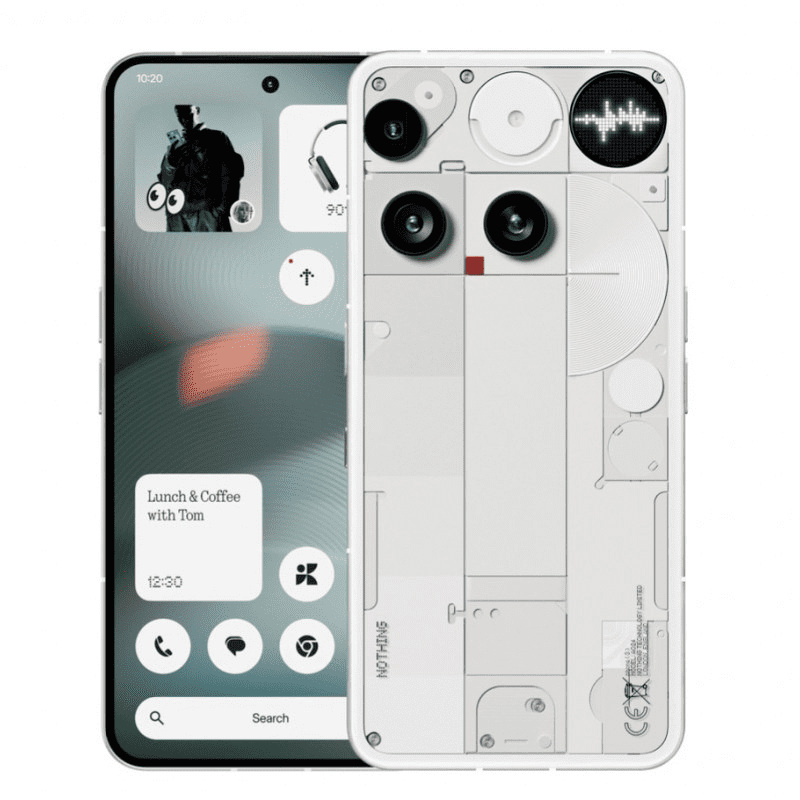 Nothing Phone 3-Storage Capacity: 12GB + 256GB-Color: White--Ennap.com