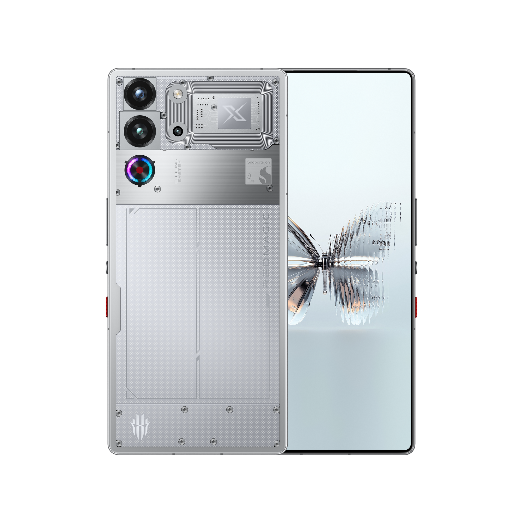 Redmagic 10 Pro Dual SIM 5G-Version/Color: 16GB + 512GB / Moonlight-Activation Fee Option: Customs fees not included--Ennap.com