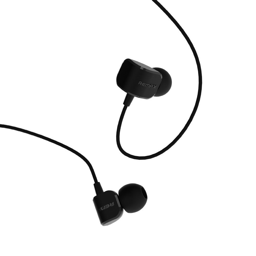 REMAX RM-502 Crazy Robot In-Ear Wired Earphone-Color: Black---Ennap.com