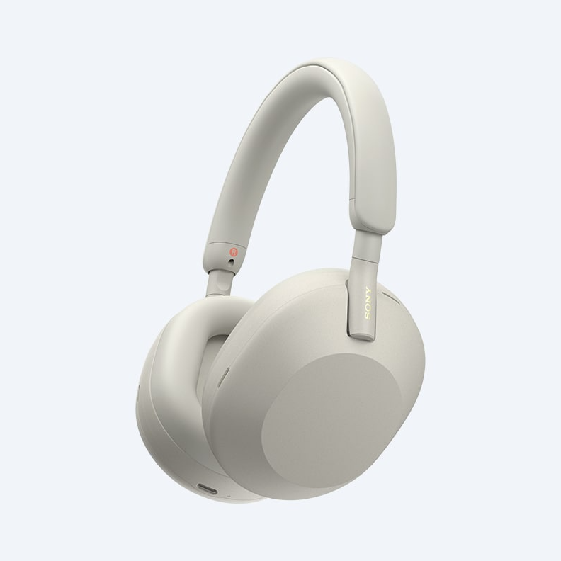 Sony WH-1000XM5 Wireless Noise Cancelling Headphones - Sony WH-1000XM5 Wireless Noise Cancelling Headphones - Silver Ennap.com
