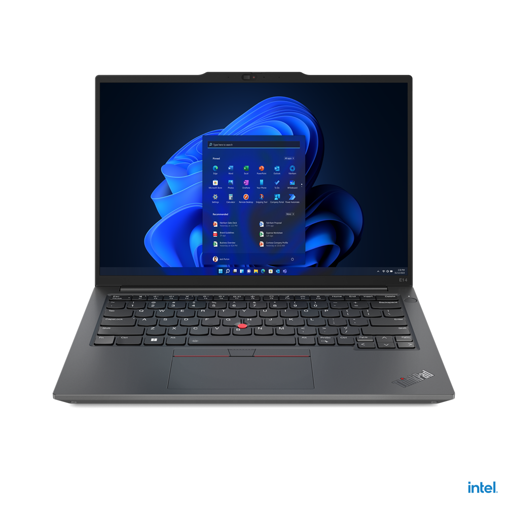 LENOVO ThinkPad E14 Gen 5 Laptop - Intel Core i7-1355U, 8GB DDR4, 512GB SSD, NVIDIA GeForce MX550 2GB, 14-inch WUXGA, Dos