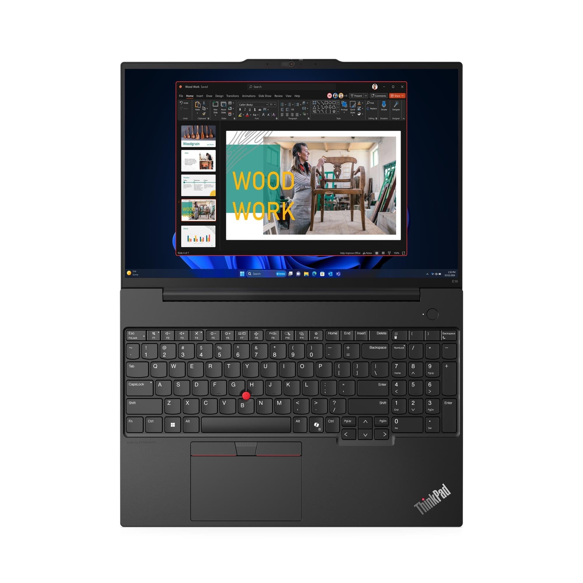 LENOVO ThinkPad E16 Gen 2 Laptop - Intel Core Ultra 5 125H, 8GB DDR5, 512GB SSD, Intel Arc Graphics, 16-inch WUXGA, Dos
