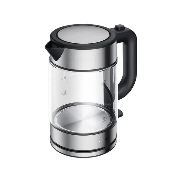 Xiaomi Electric Glass Kettle 1.7L, 2200W Power LED Light Display - Silver 
