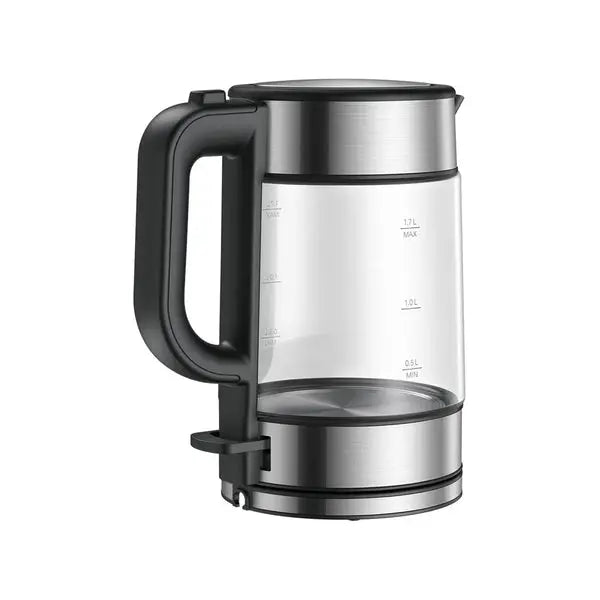 Xiaomi Electric Glass Kettle 1.7L, 2200W Power LED Light Display - Silver 