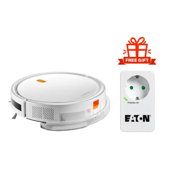Xiaomi Mi Robot Vacuum E5 Wet and Dry Vacuum Cleaner + Eaton Protection Box 14 Din 1 Gift 