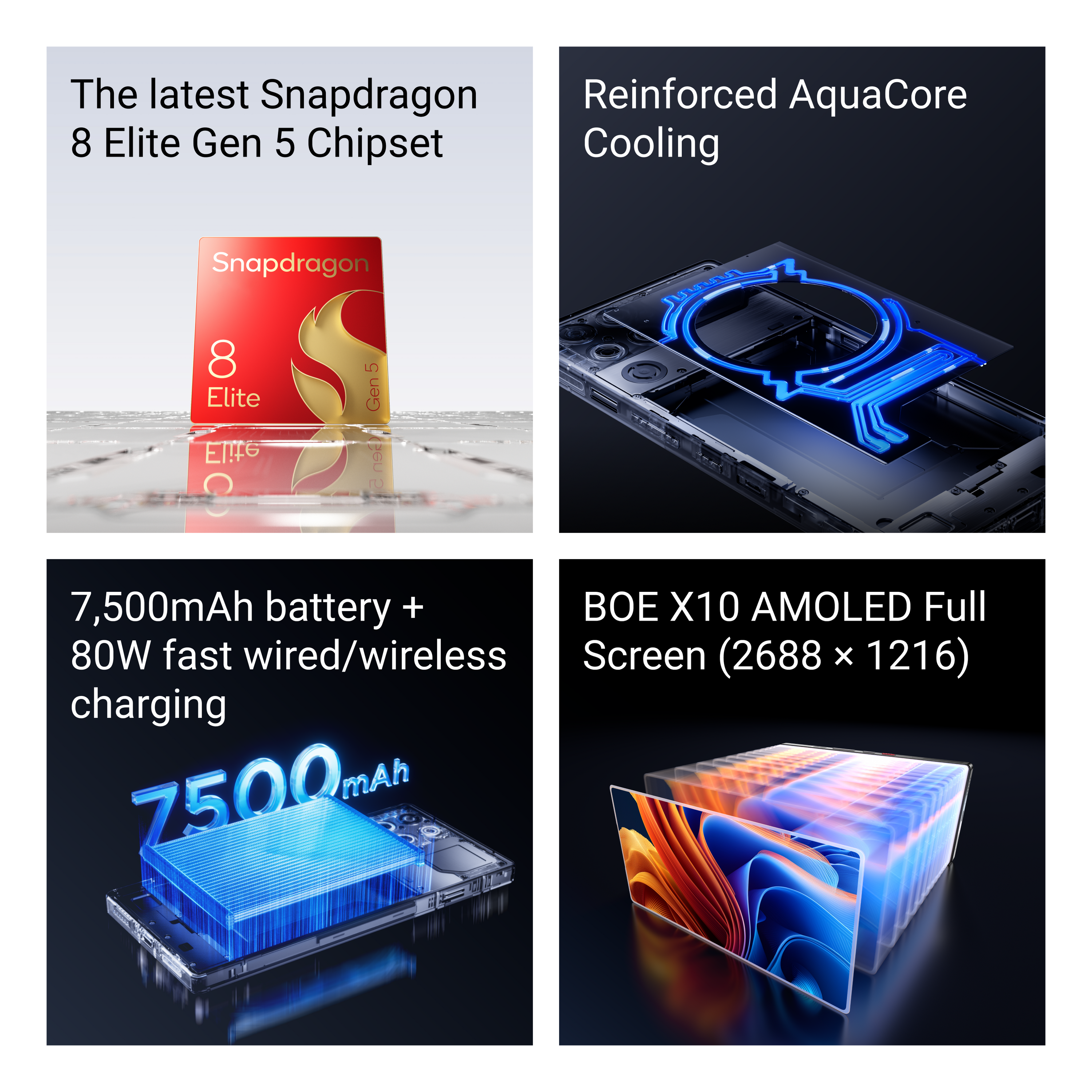 ZTE Redmagic 11 Pro Gaming Smartphone,Storage Capacity: 12GB + 256GB,Color: Subzero,Ennap.com