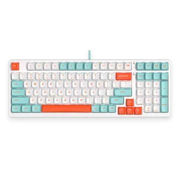 A4Tech FS300 hot-swappable mechanical keyboard in Panda Snorkeling