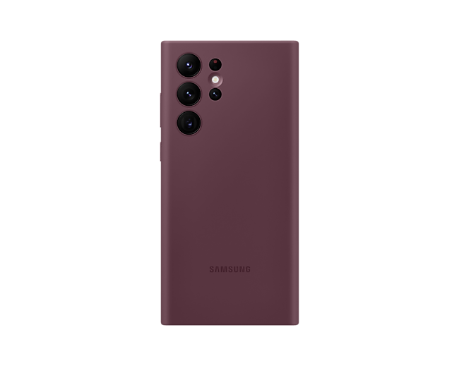 Samsung Galaxy S22 Ultra Silicone Back Cover - Samsung Galaxy S22 Ultra Silicone Back Cover - Burgundy Ennap.com