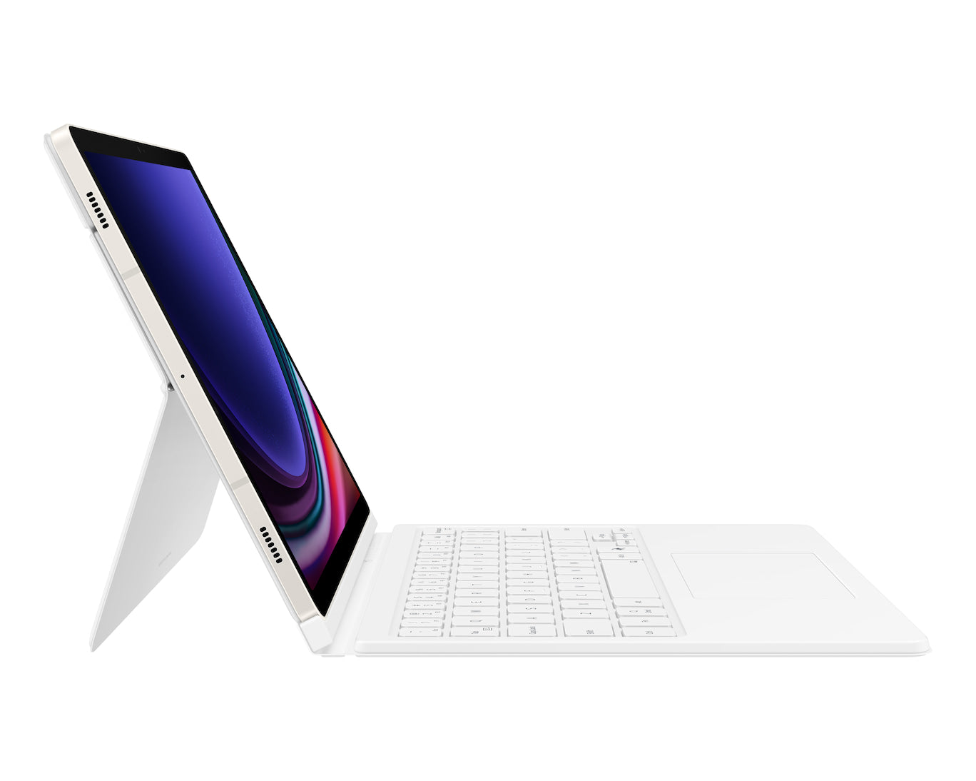 جراب كيبورد نحيف Tab Book Cover Slim لجهاز سامسونج S9 Ultra, S10 Ultra - مزود بمفتاح AI