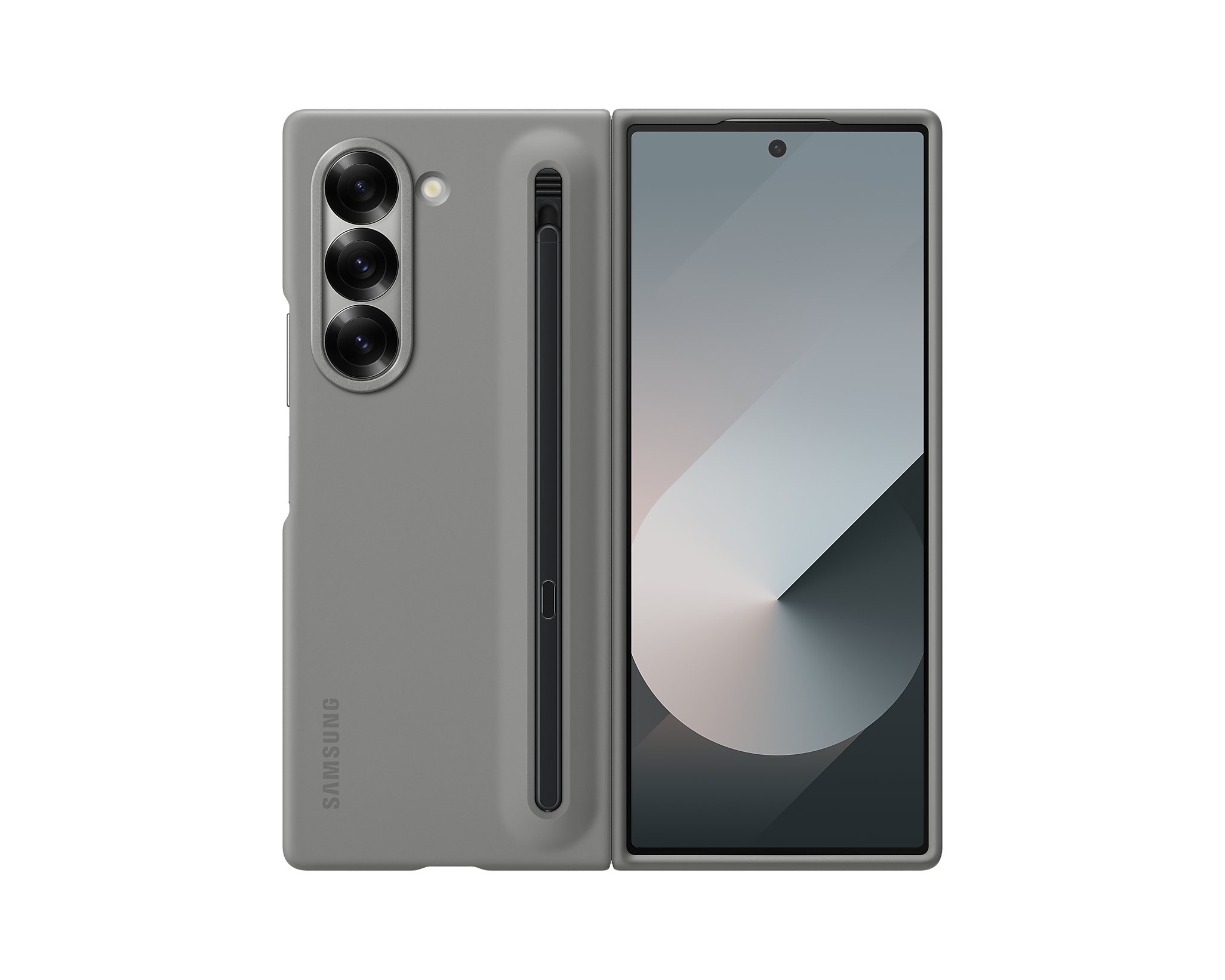 Samsung Galaxy Z Fold 6 S Pen Case - Samsung Galaxy Z Fold 6 S Pen Case - Gray Ennap.com