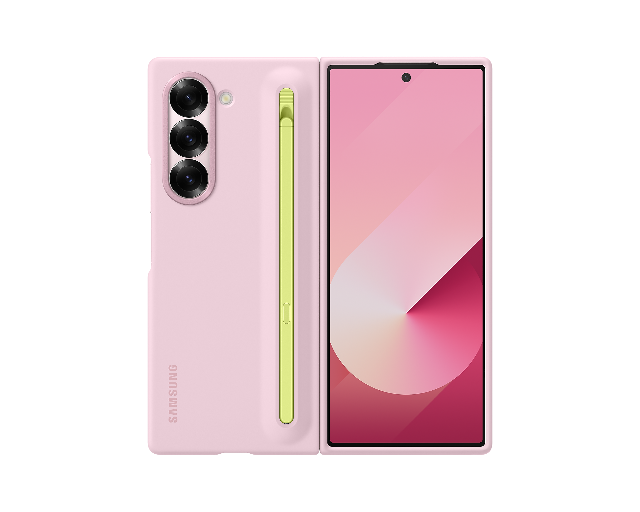 Samsung Galaxy Z Fold 6 S Pen Case - Samsung Galaxy Z Fold 6 S Pen Case - Pink Ennap.com