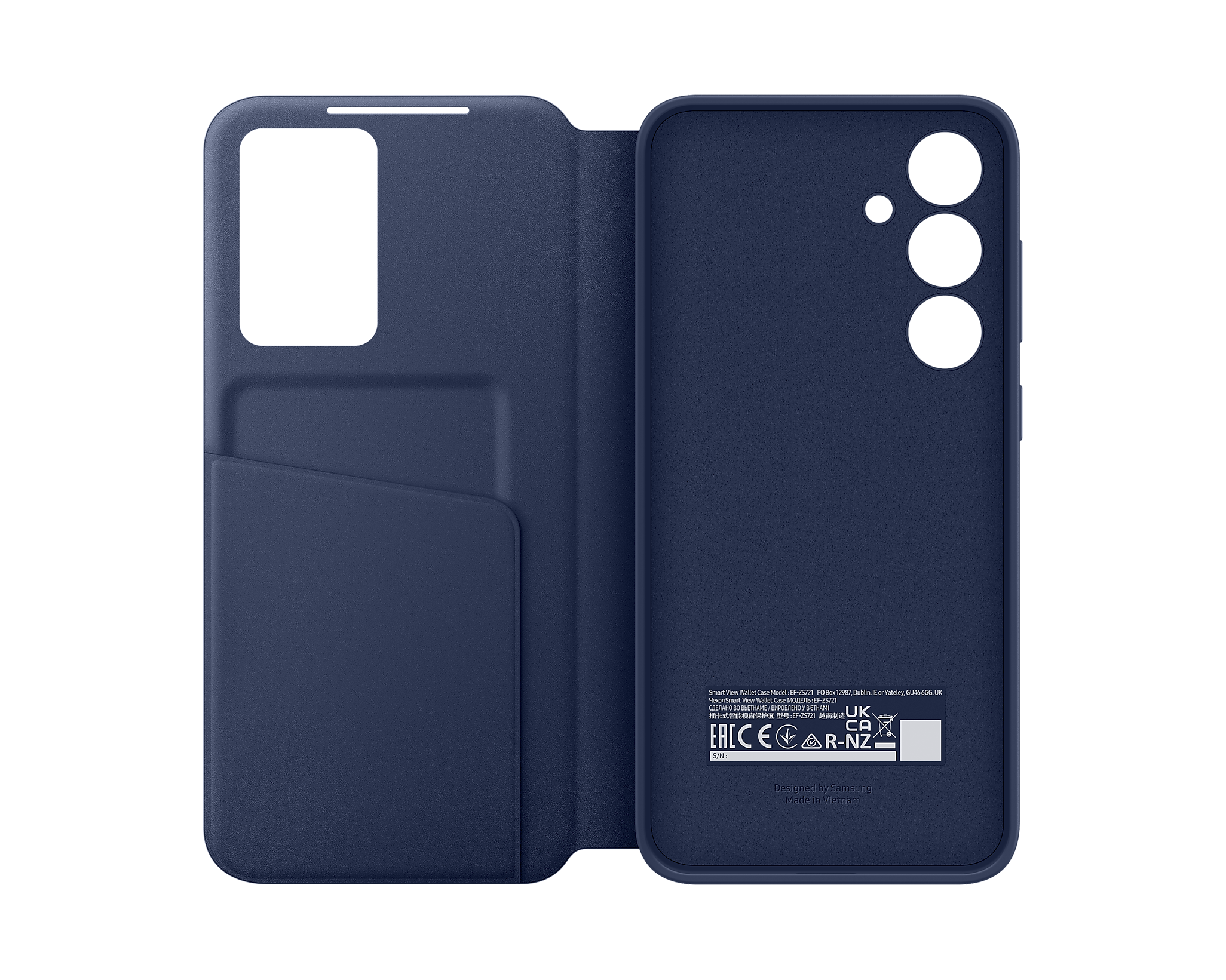 Samsung Galaxy S24 FE Wallet Case - Samsung Galaxy S24 FE Wallet Case - Blue Ennap.com