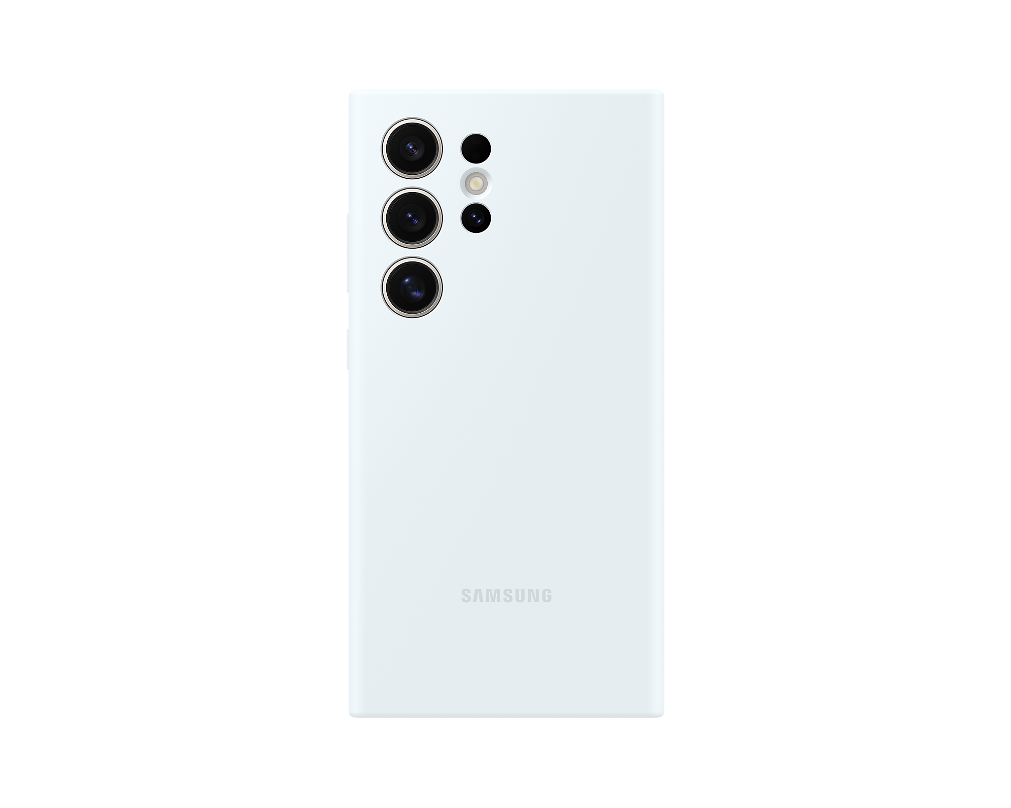 Samsung Galaxy S24 Ultra Silicone Case - Samsung Galaxy S24 Ultra Silicone Case - White Ennap.com