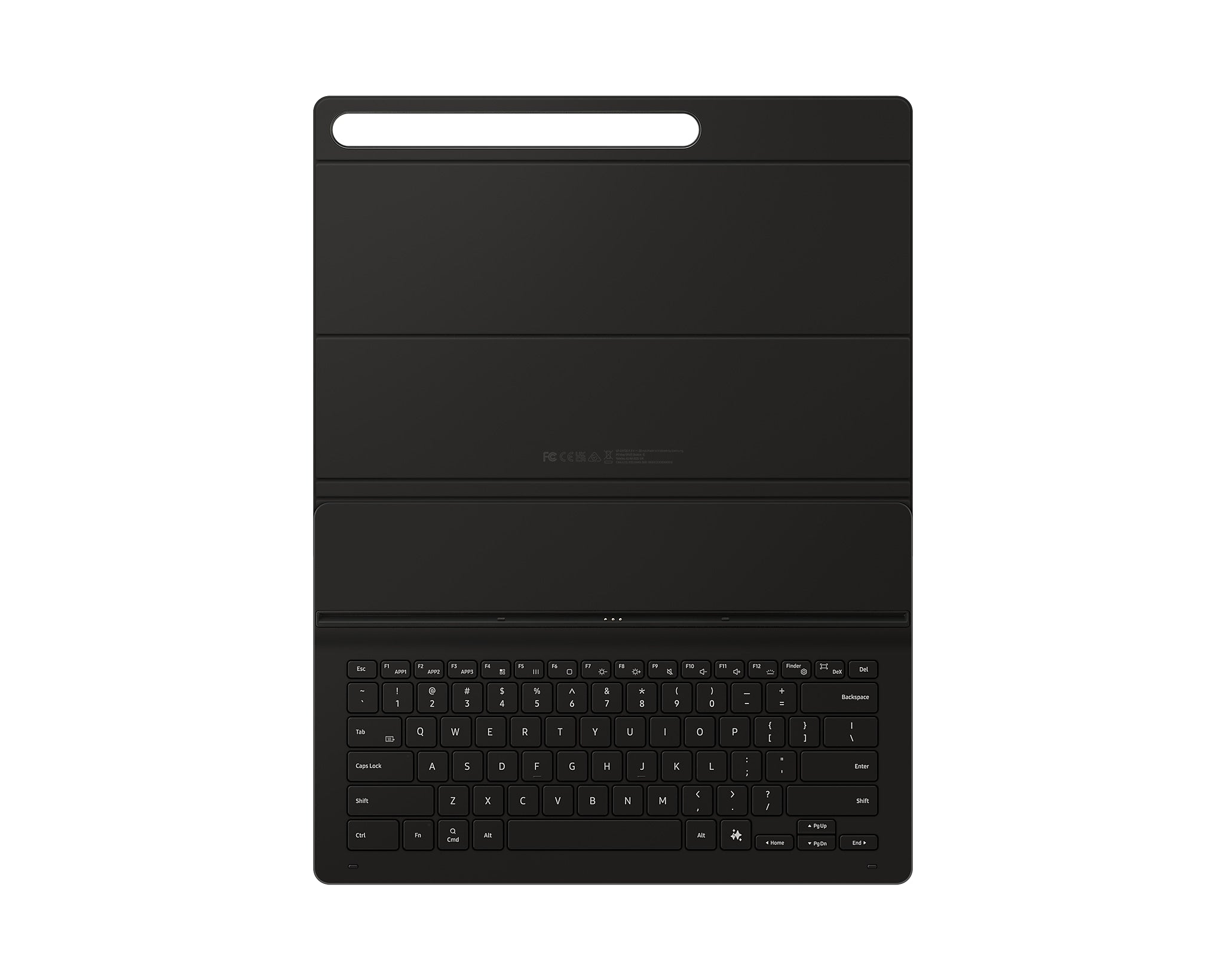 Samsung Galaxy Tab Book Cover Keyboard Slim for S9 Ultra, S10 Ultra - Samsung Galaxy Tab Book Cover Keyboard Slim for S9 Ultra, S10 Ultra - Black / Arabic - English Ennap.com